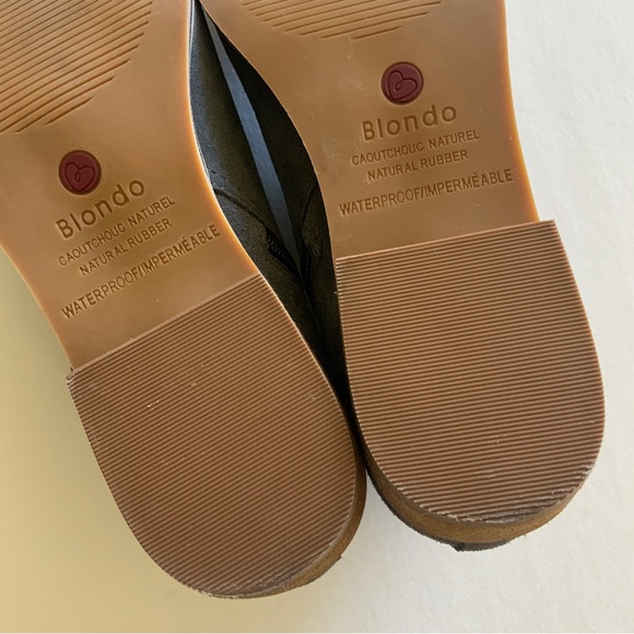 Blondo Boots Womens Liam Ankle Bootie Waterproof Grey Suede Casual Size 7 - Picture 11 of 13